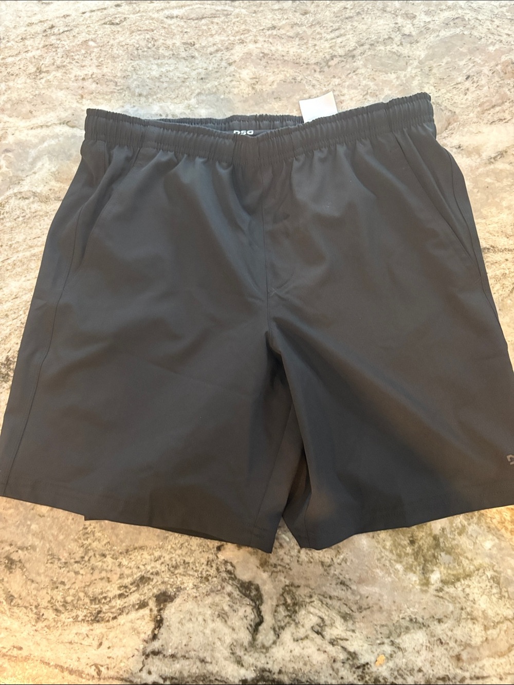 Boys Black Athletic Shorts